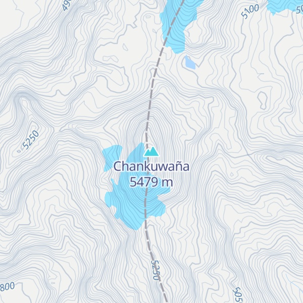 Map of Chankuwaña