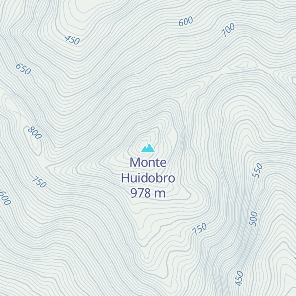 Map of Monte Huidobro