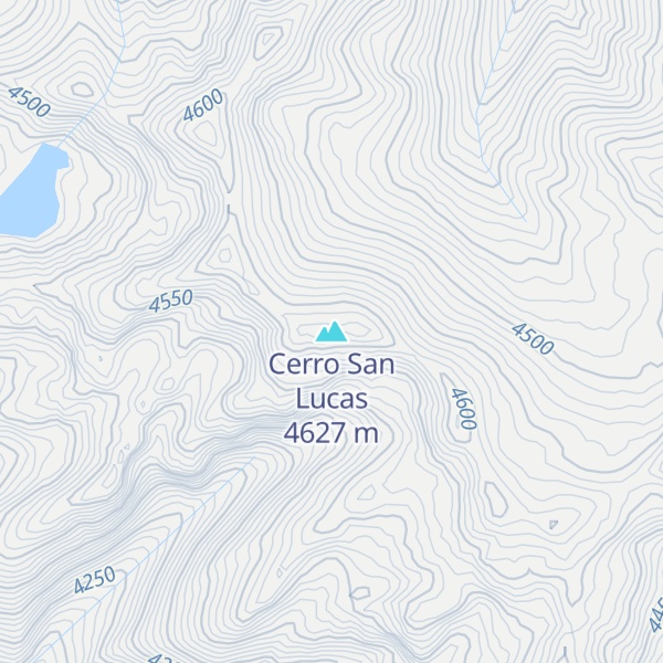 Map of Cerro San Lucas