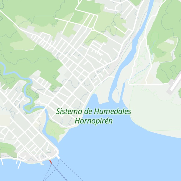 Map of Cabañas Lehuan