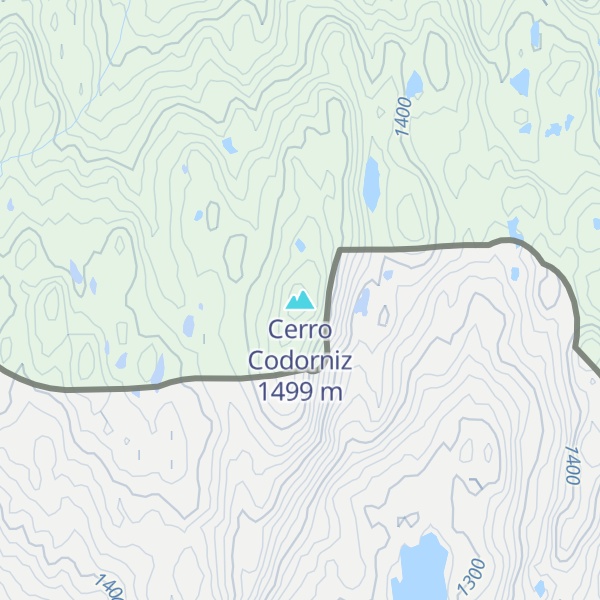 Map of Cerro Codorniz