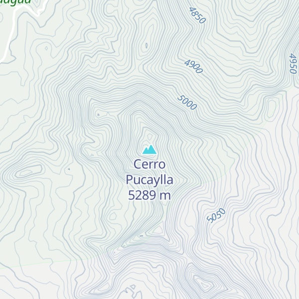 Map of Cerro Pucaylla