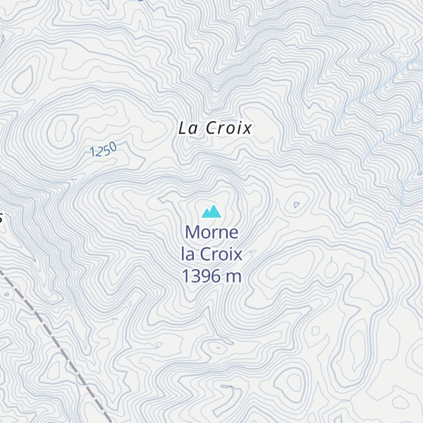 Map of Morne la Croix