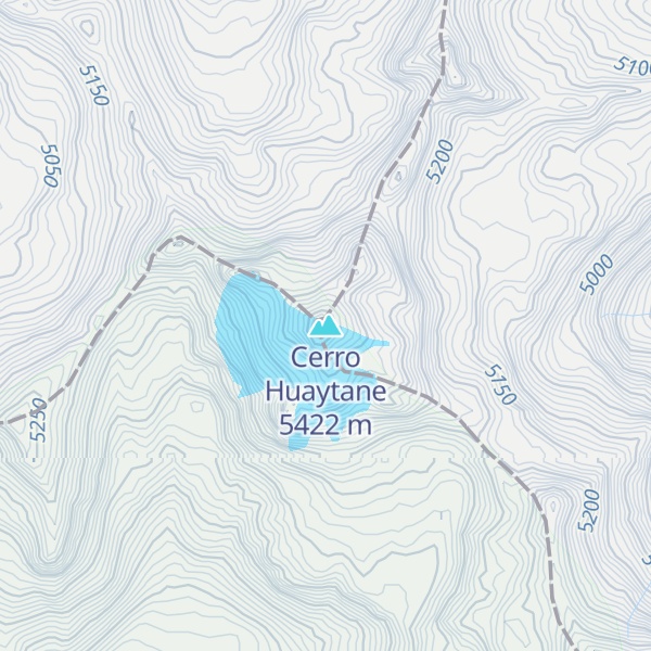 Map of Cerro Huaytane