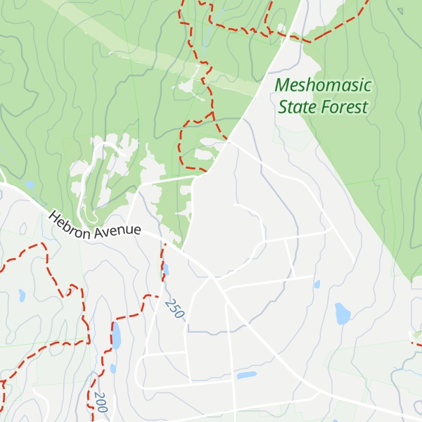 Map of John Tom Hill