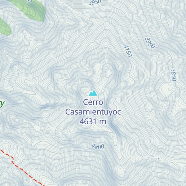 Map of Cerro Casamientuyoc