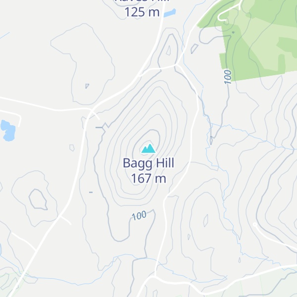 Map of Bagg Hill