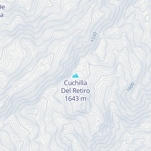 Map of Cuchilla Del Retiro