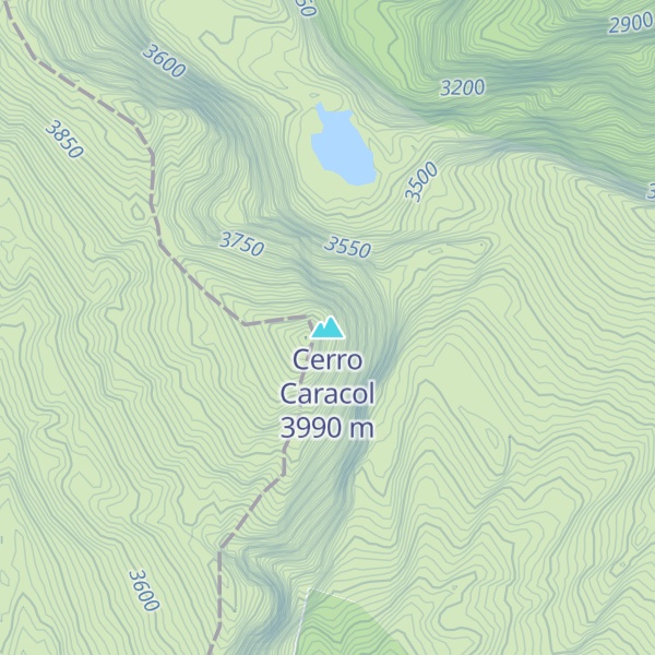 Map of Cerro Caracol