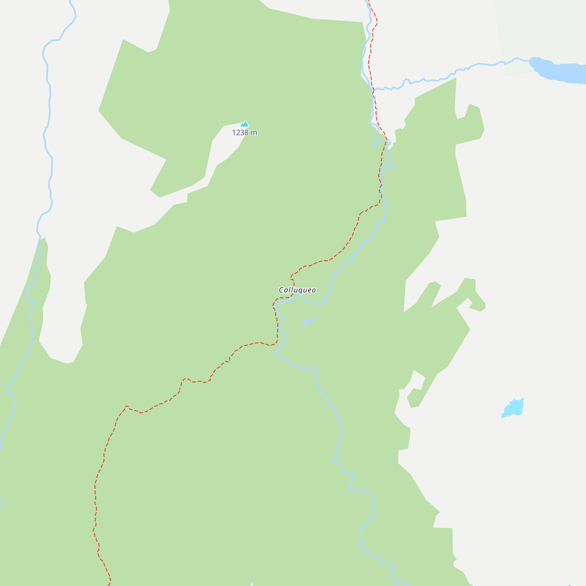 Puesto Cayuqueo map