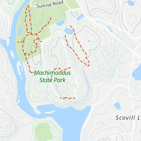Map of Mount Tom