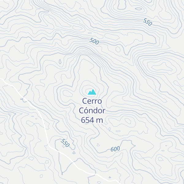 Map of Cerro Cóndor