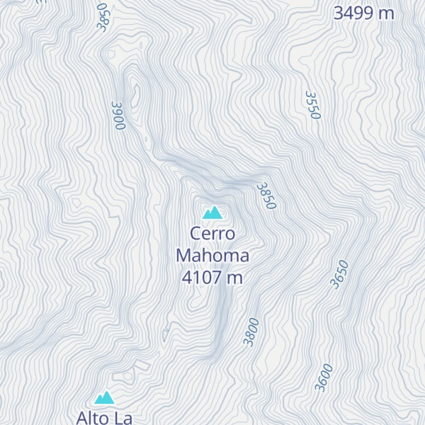 Map of Cerro Mahoma