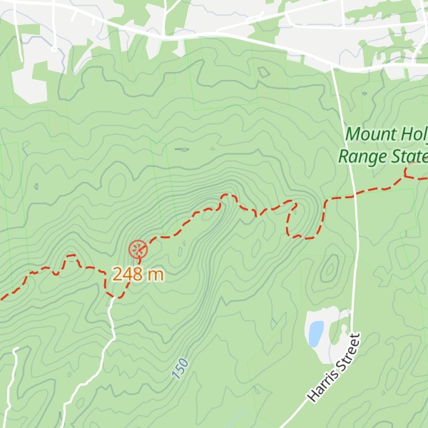 Map of Long Mountain