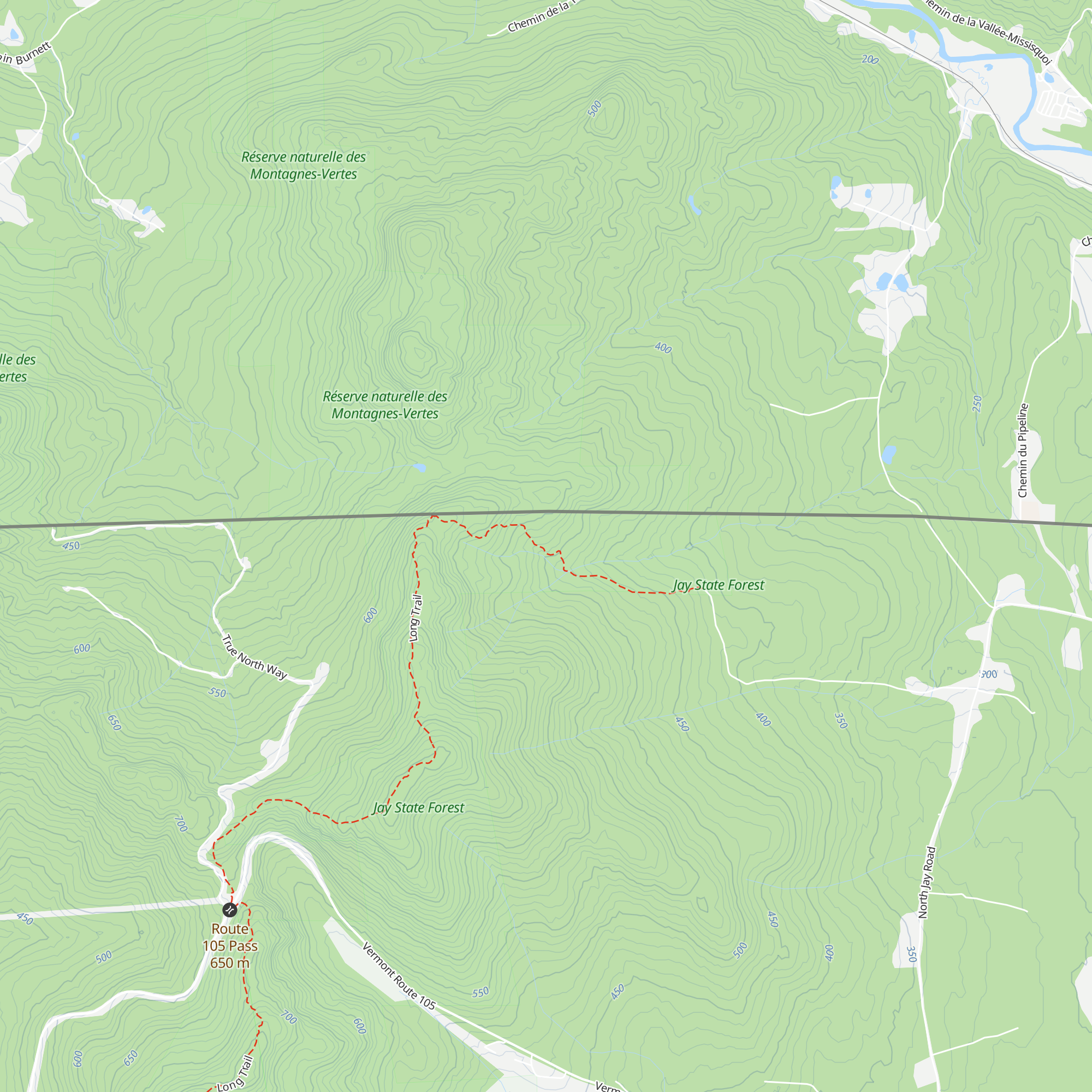 Journey's End Camp map