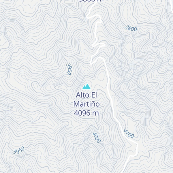 Map of Alto El Martiño