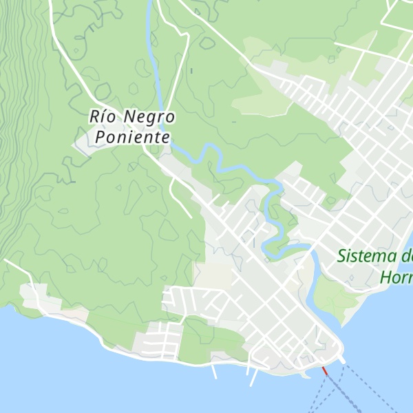 Map of Cabañas El Ulmo