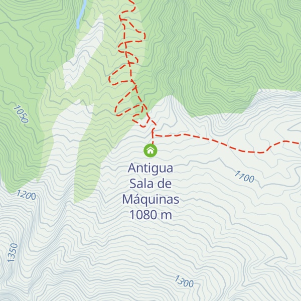 Map of Antigua Sala de Máquinas