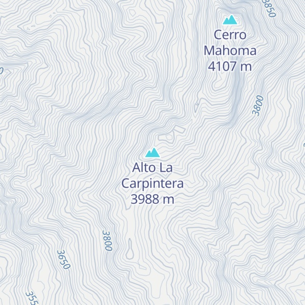 Map of Alto La Carpintera