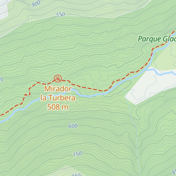 Map of Refugio Puesto Rivera