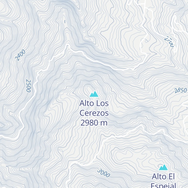 Map of Alto Los Cerezos