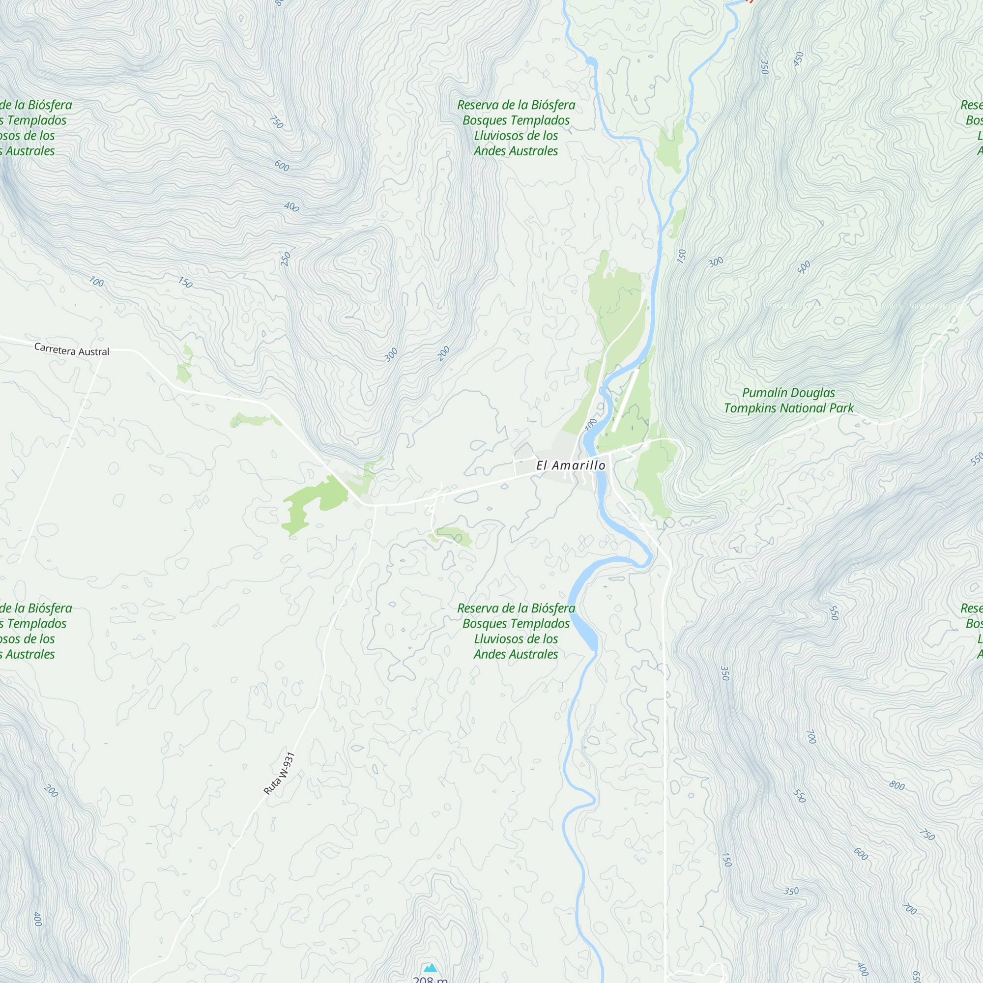 Cabañas y Hospedaje Grizzly map