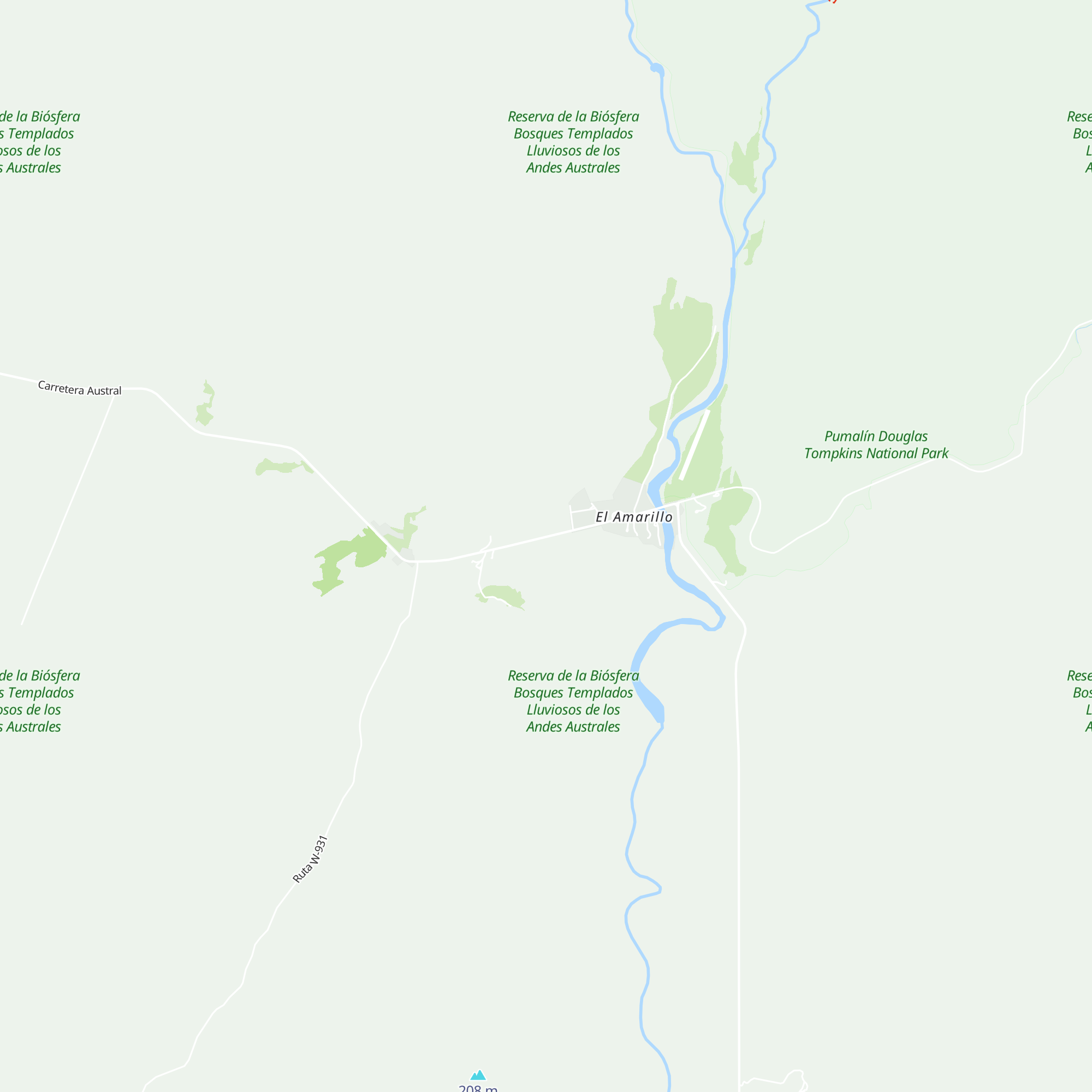 Cabañas y Hospedaje Grizzly map