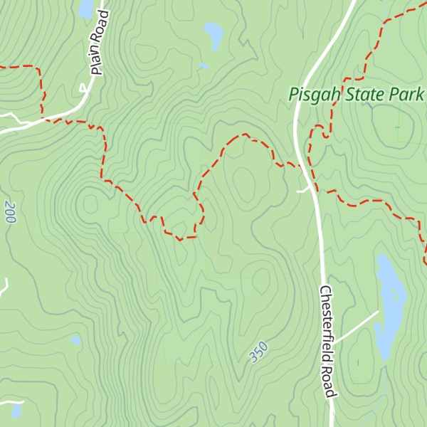 Map of Bear Mountain