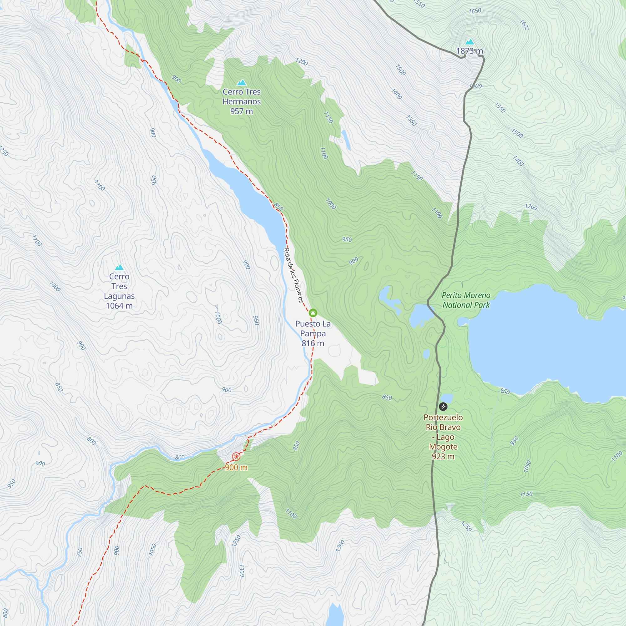 Puesto La Pampa map