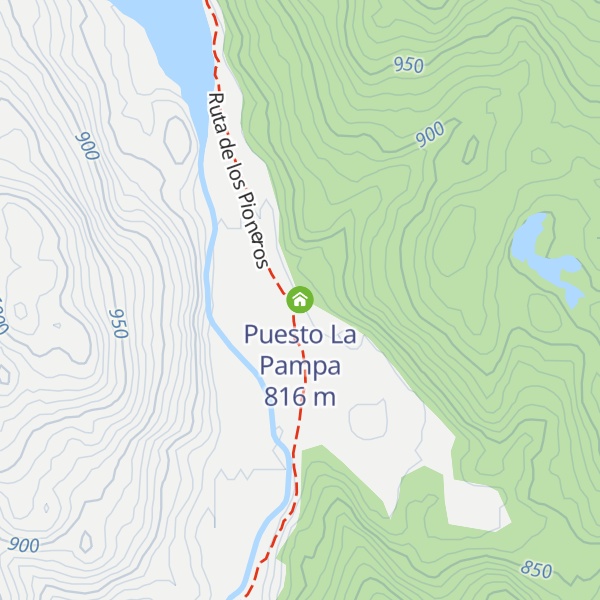 Map of Puesto La Pampa