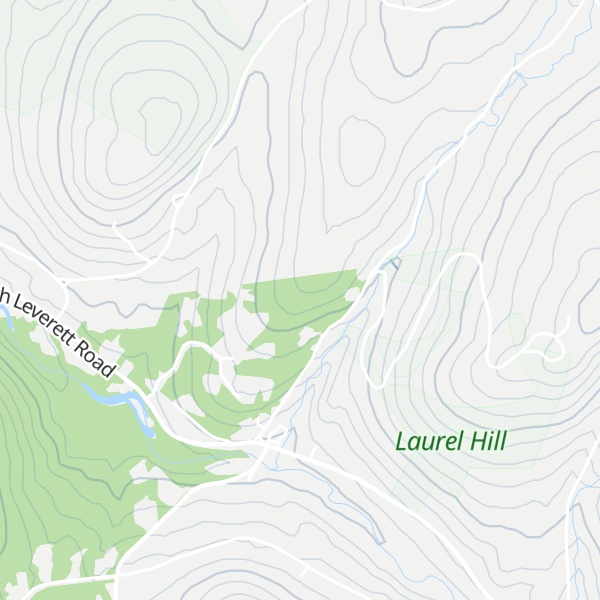 Map of Stacy Mountain