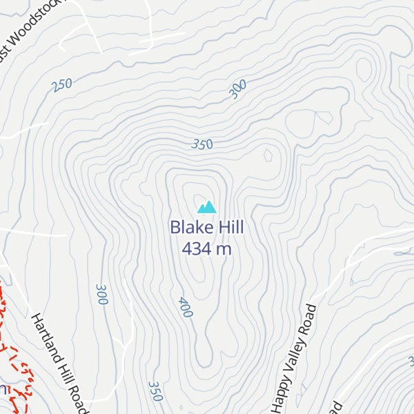 Map of Blake Hill