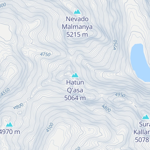 Map of Hatun Q'asa