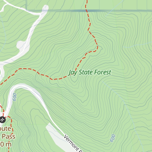 Map of Carleton Mountain