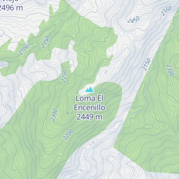 Map of Loma El Encenillo