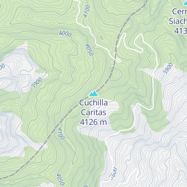 Map of Cuchilla Caritas