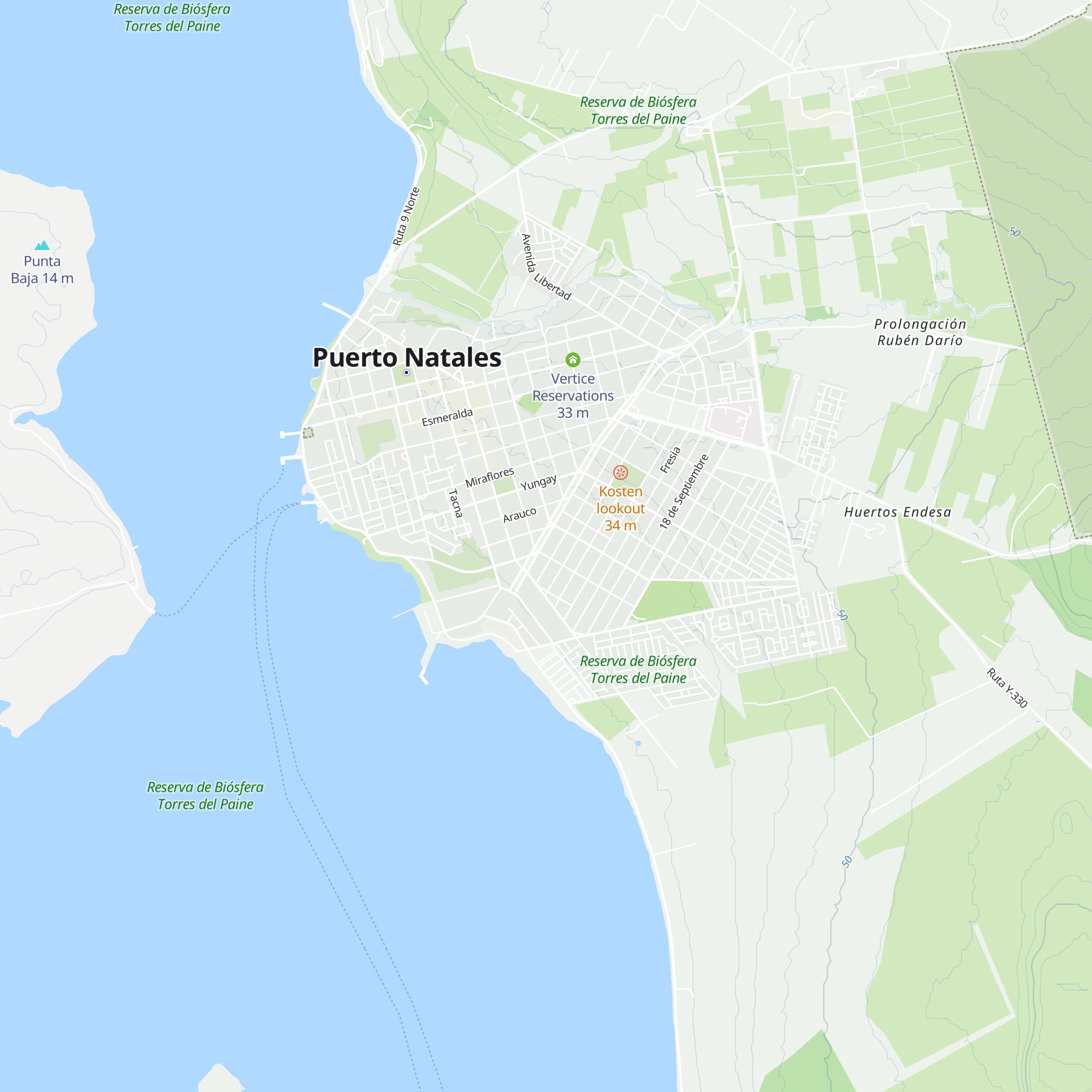 Refugio Hoshken map