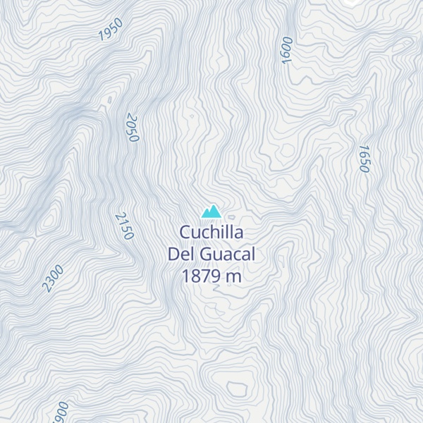 Map of Cuchilla Del Guacal