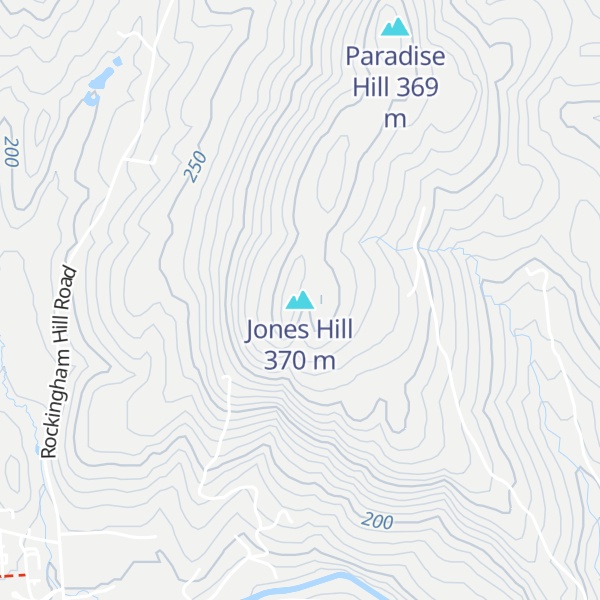 Map of Jones Hill