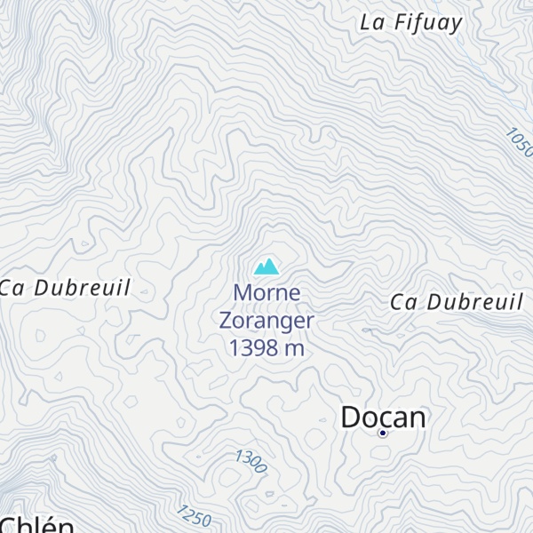 Map of Morne Zoranger
