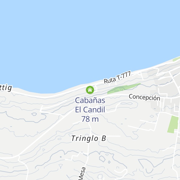 Map of Cabañas El Candil