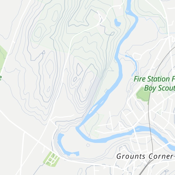 Map of East Mineral Hill