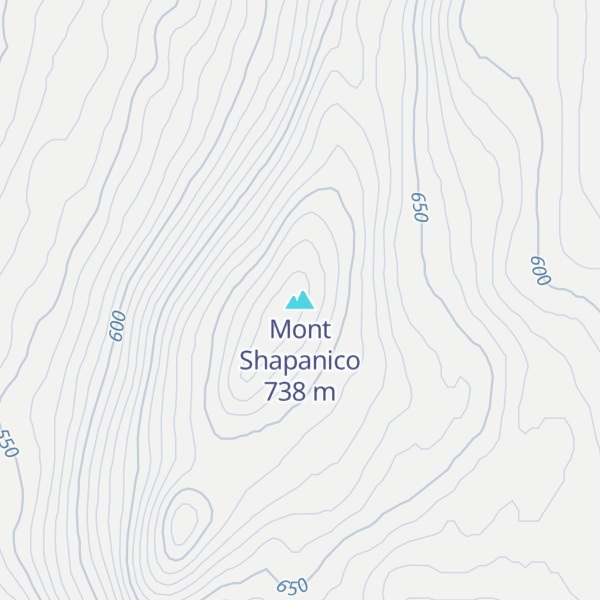 Map of Mont Shapanico