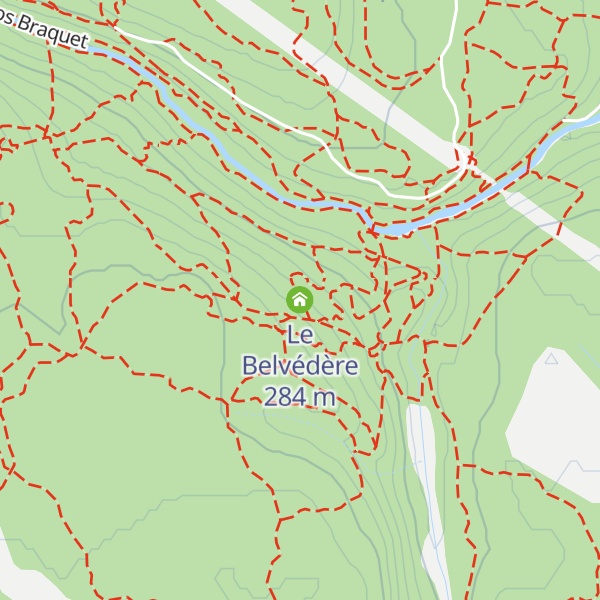 Map of Le Belvédère