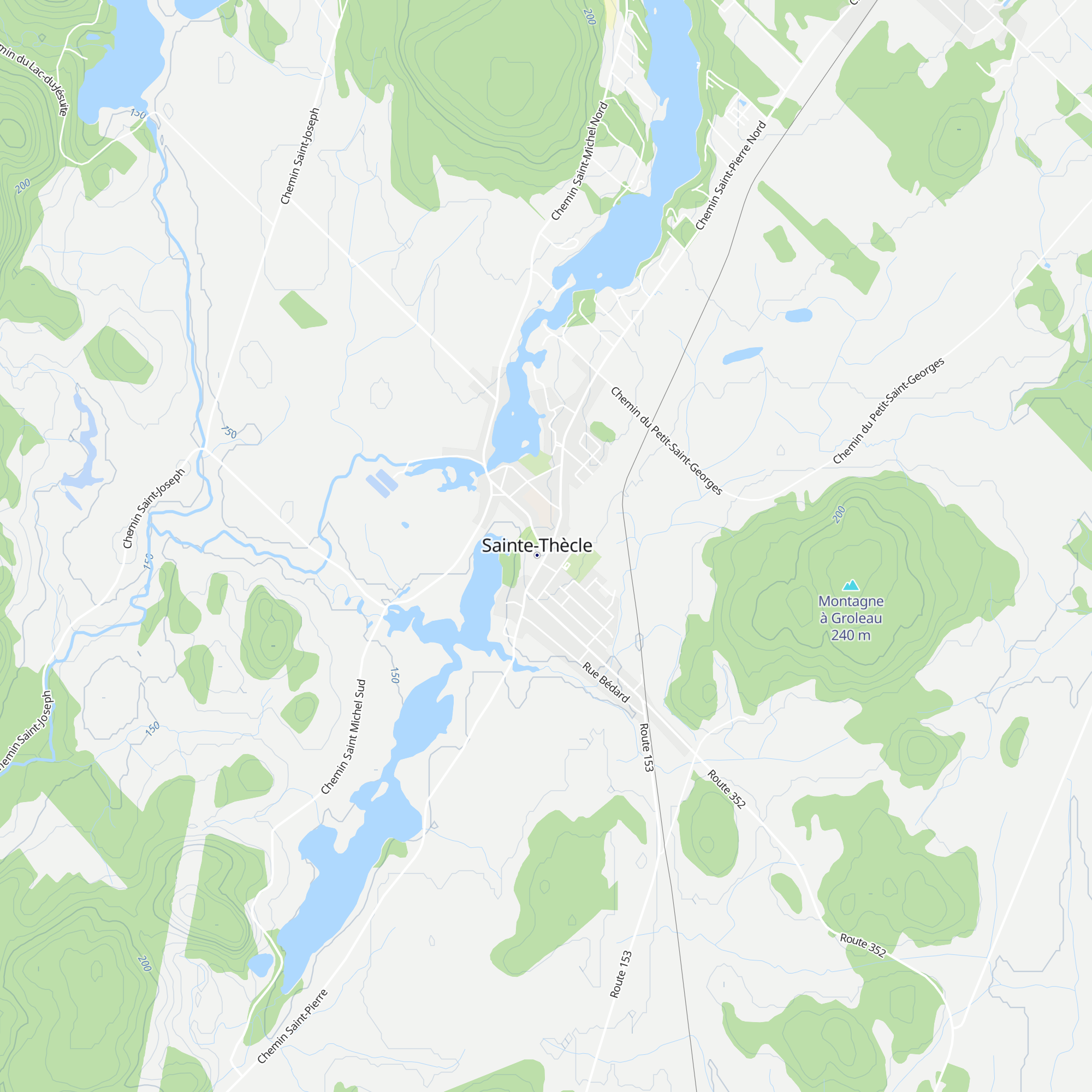 Gîte map