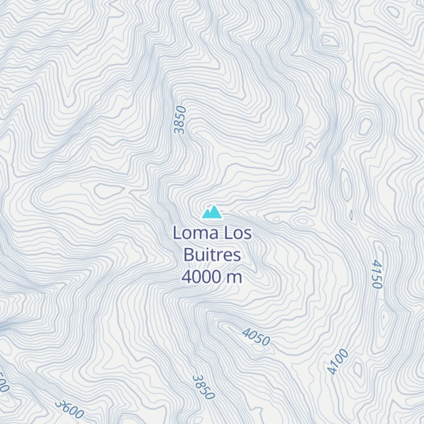 Map of Loma Los Buitres