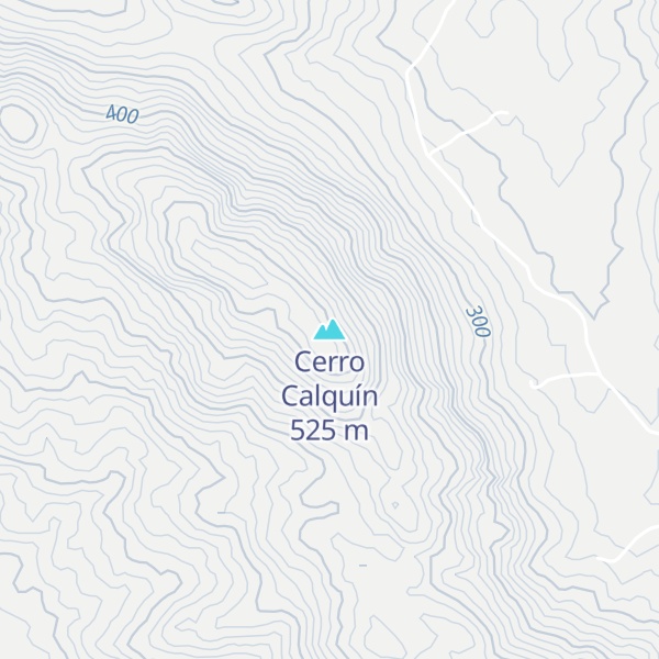 Map of Cerro Calquín