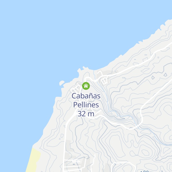 Map of Cabañas Pellines
