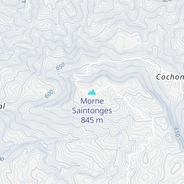 Map of Morne Saintonges