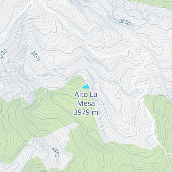 Map of Alto La Mesa